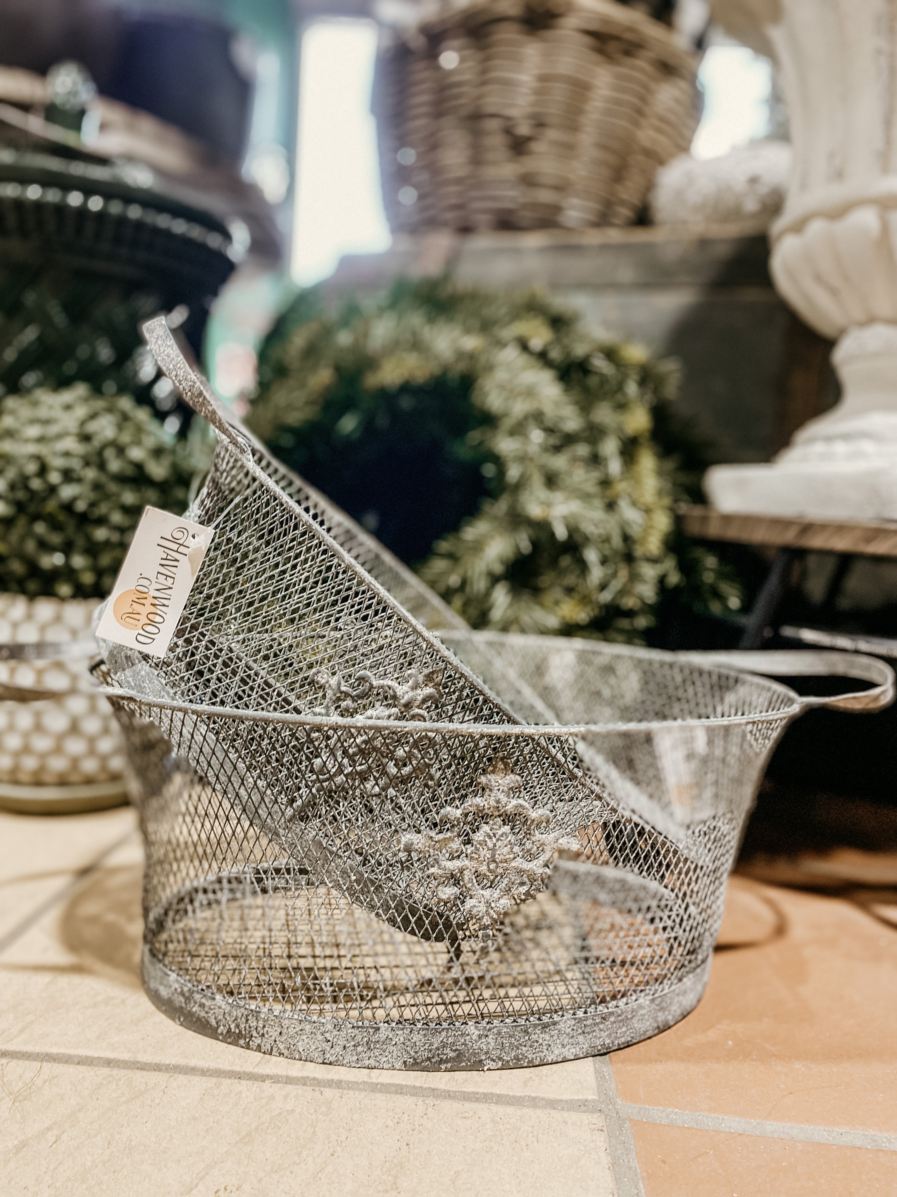 Rustic Wire Baskets – Havenwood
