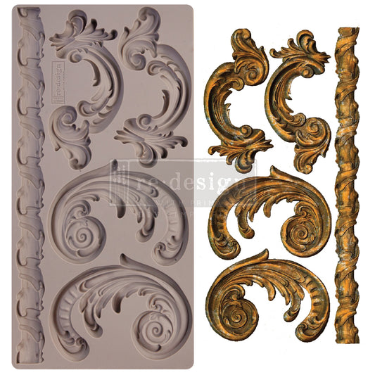 Lilian Scrolls Mould