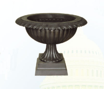 Venice Fluted Cast Iron Urn