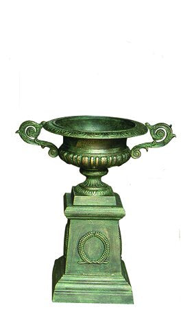 Loire Cast Iron Planter on Plinth