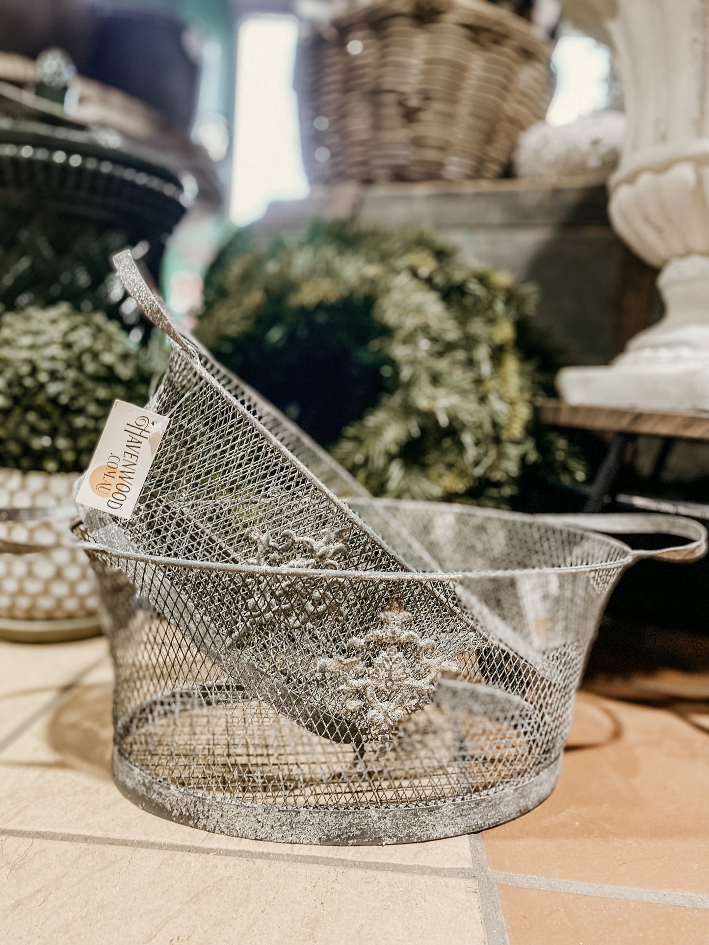 Rustic Wire Baskets